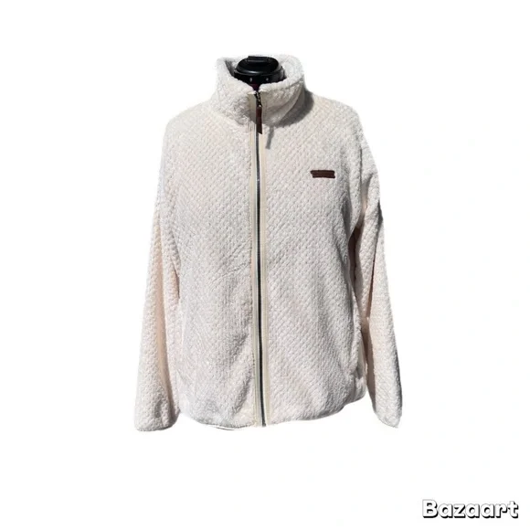 Elegant  White-Cream Teddy Jacket - Picture 2 of 11